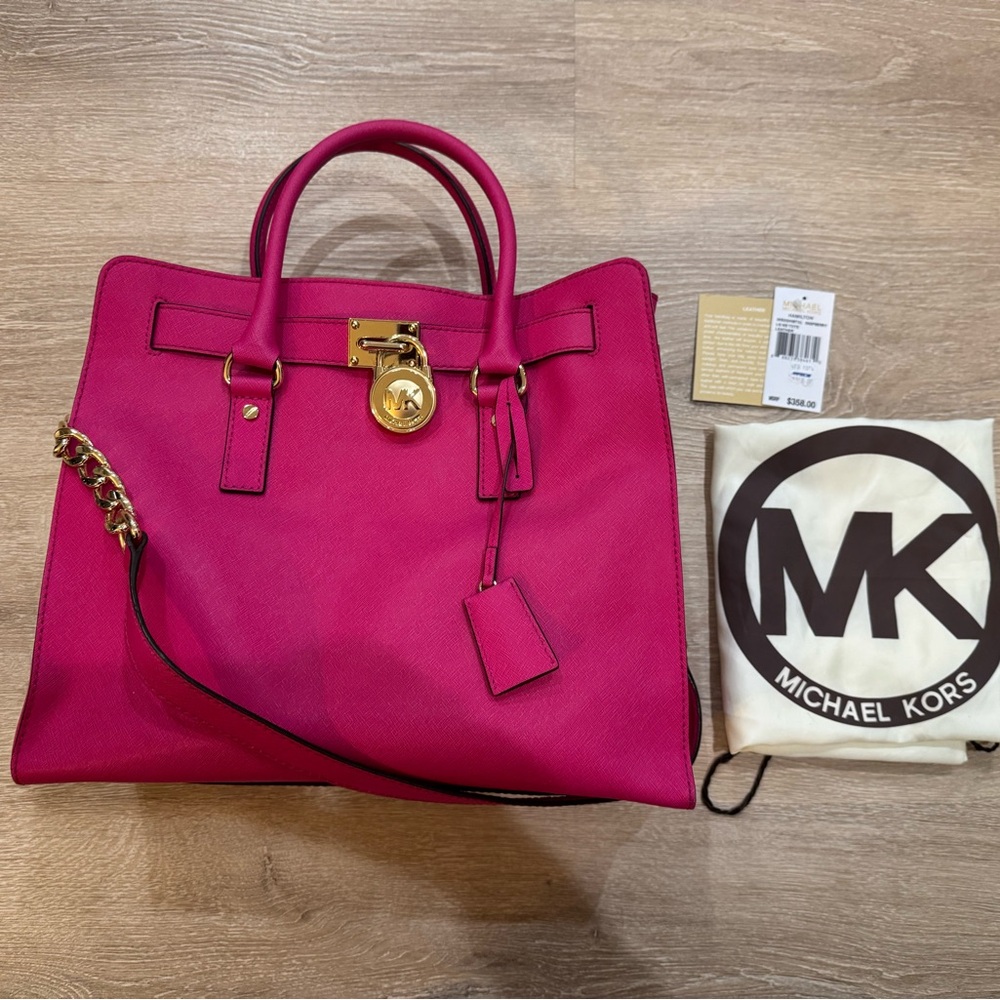 Michael Kors Pink Tote Bag